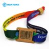 Huayuan ECO Wood Tag RFID Fabric Wristbands